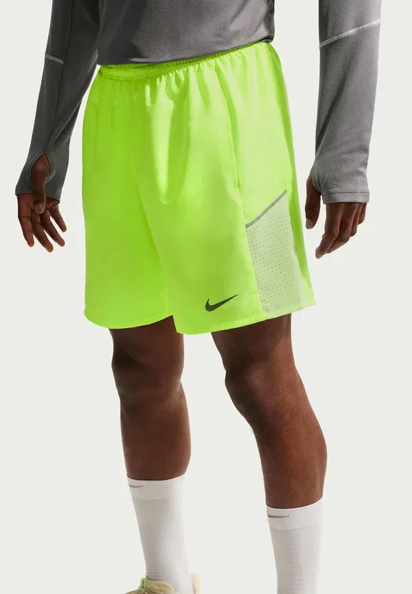 Шорты спортивные Nike Performance M nk df miler 7in 2in1 short, цвет вольт айс/барели вольт/рефлектив сильвер