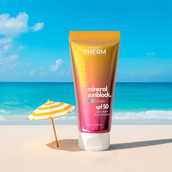 Солнцезащитный крем spf 50 SYNERGY THERM Mineral Sunblock, 50 мл — фото 2