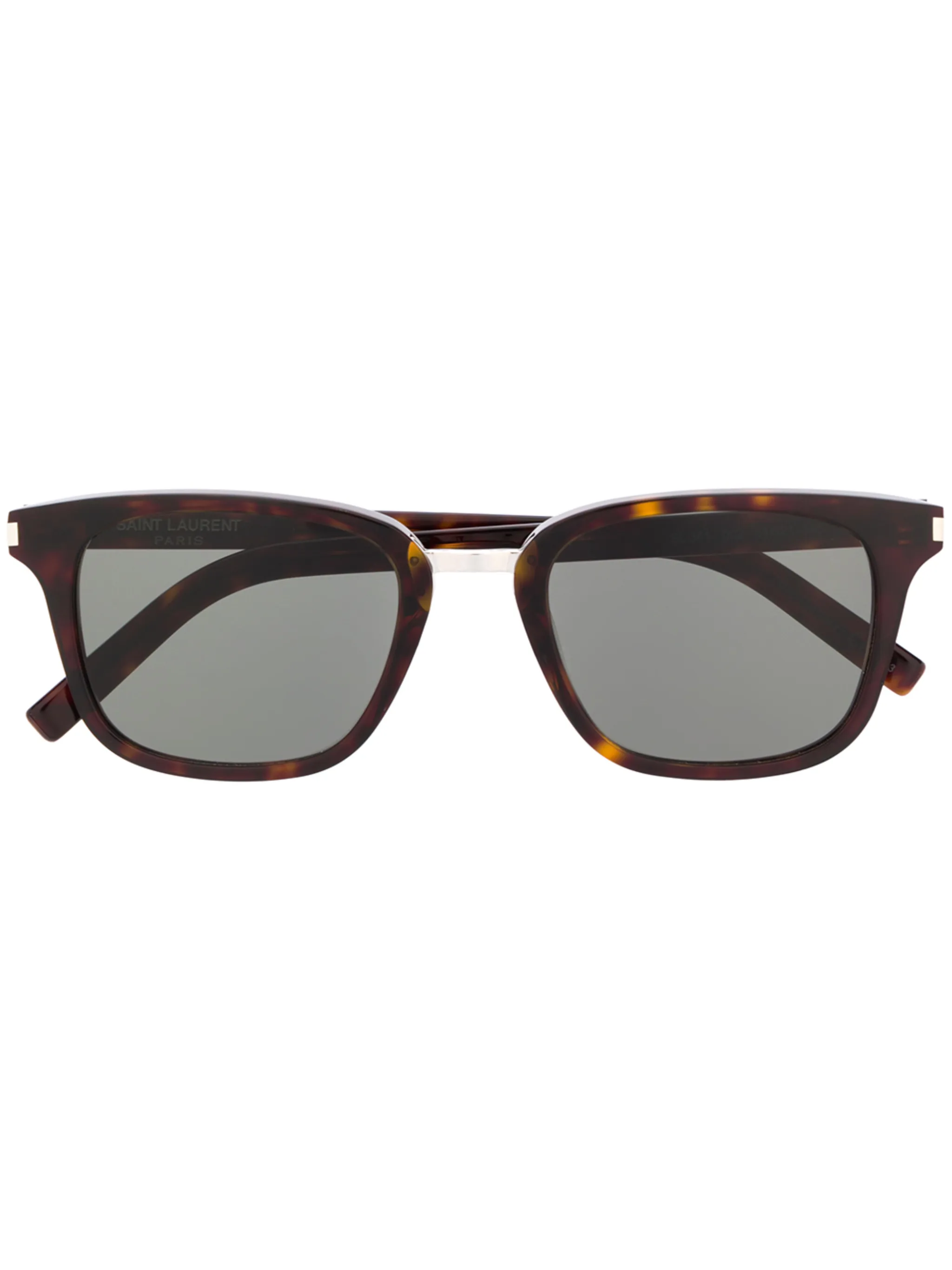 

Солнцезащитные очки SL341 в квадратной оправе Saint Laurent Eyewear, коричневый