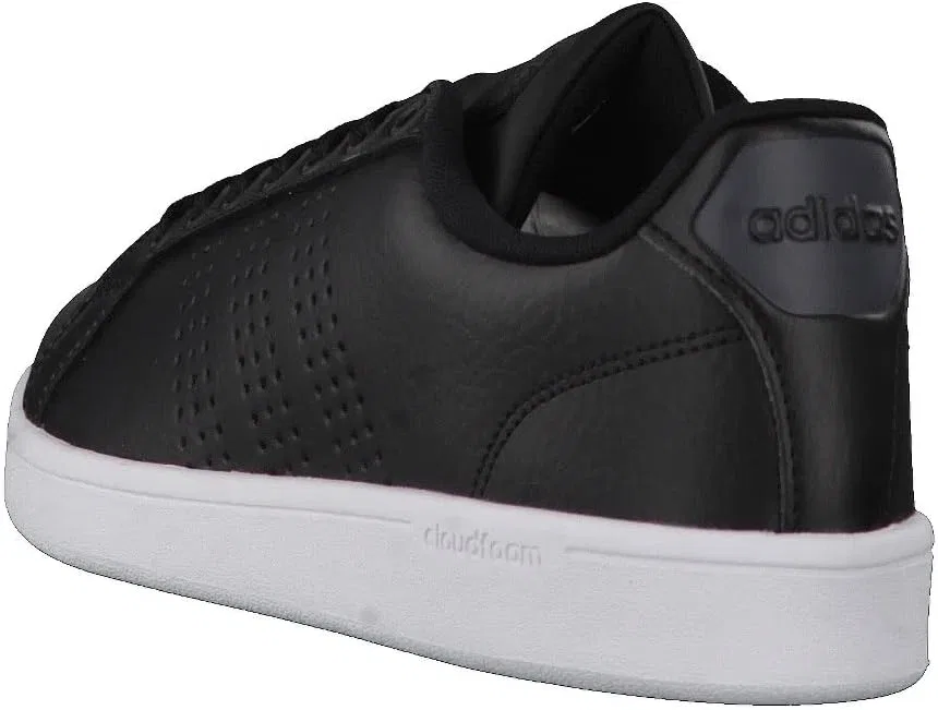 Женские кожаные кроссовки Adidas Advantage Premium, Black Cblack Cblack Dgsogr — фото 4