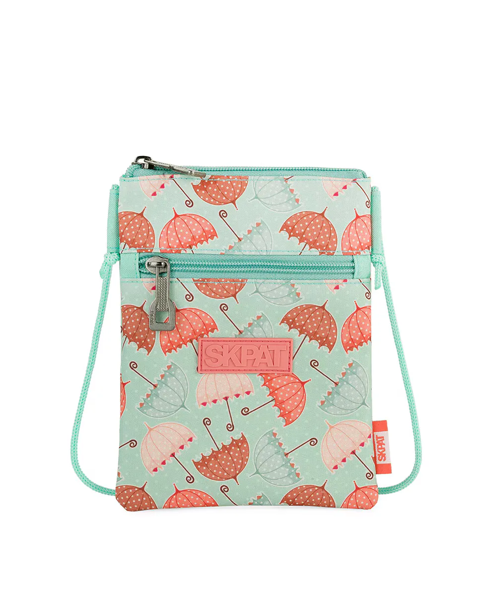

Мятно-зеленая сумка для мобильного телефона Rainy Day SKPAT, Зеленый, Мятно-зеленая сумка для мобильного телефона Rainy Day SKPAT