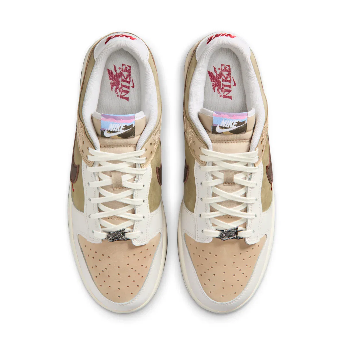 Мужские кроссовки Dunk Low SE "LNY" Nike, коричневый — фото 4