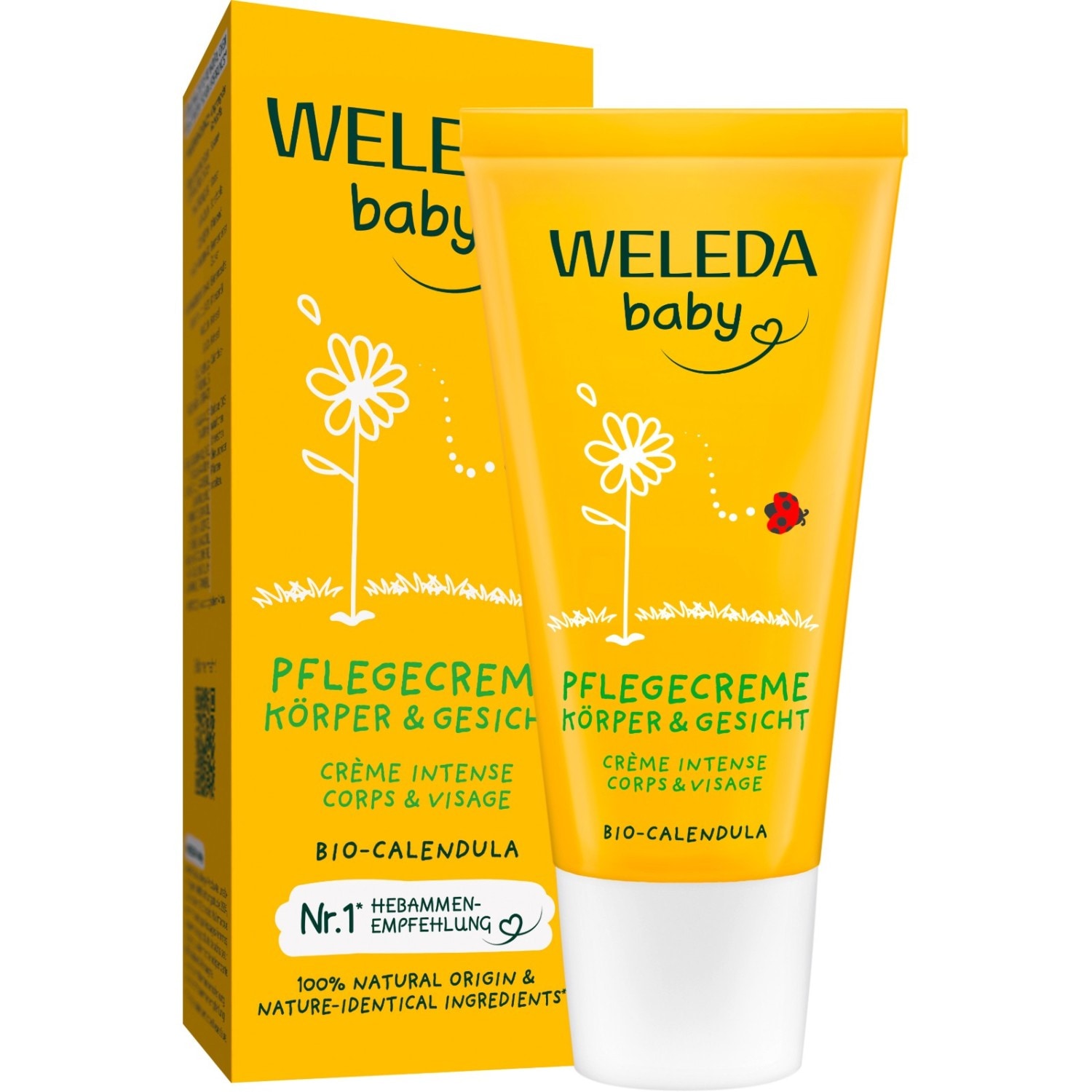 

Крем для тела calendula pflegecreme körper & gesicht Weleda, объем 30 мл