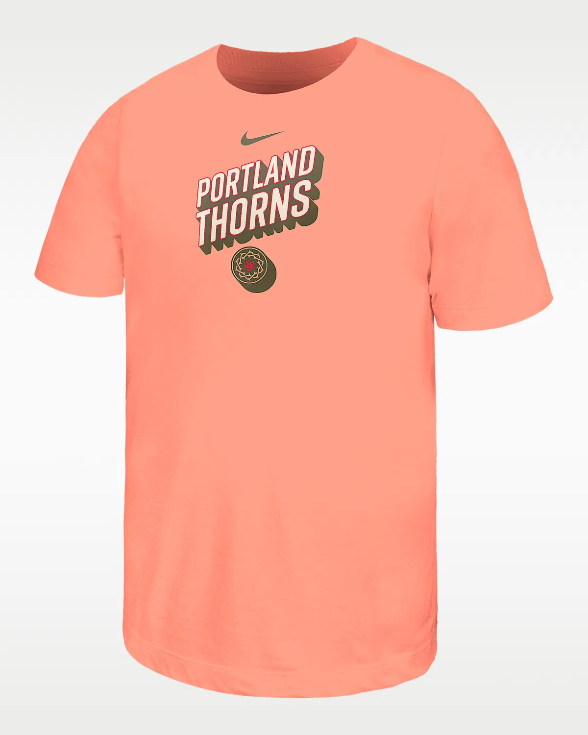 Детская футболка Nike Cotton Portland Thorns, Atomic Pink