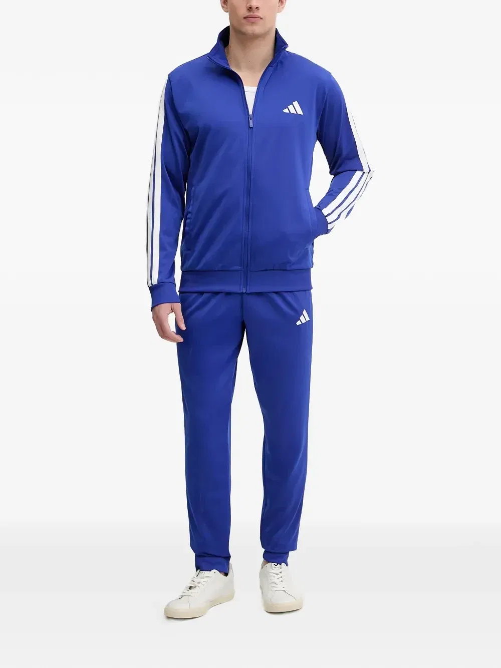 Спортивный костюм с полосками 3-Stripes Adidas, синий — фото 2