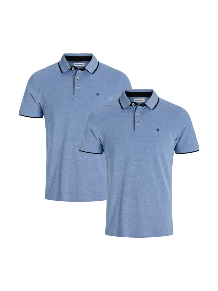 

Футболка поло Jack & Jones, цвет bright cobalt