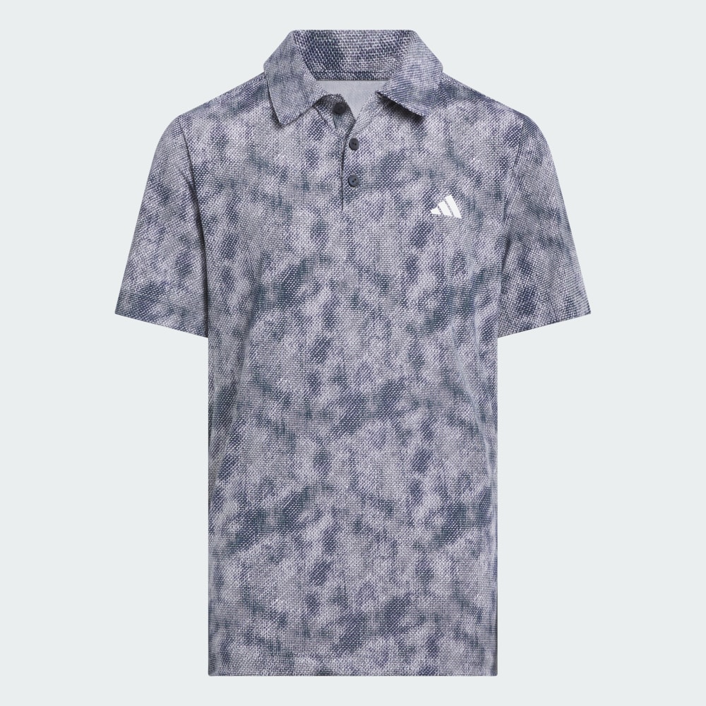 

Спортивная футболка Adidas Performance Textured Print Polo Shirt Kids, цвет Collegiate Navy/White