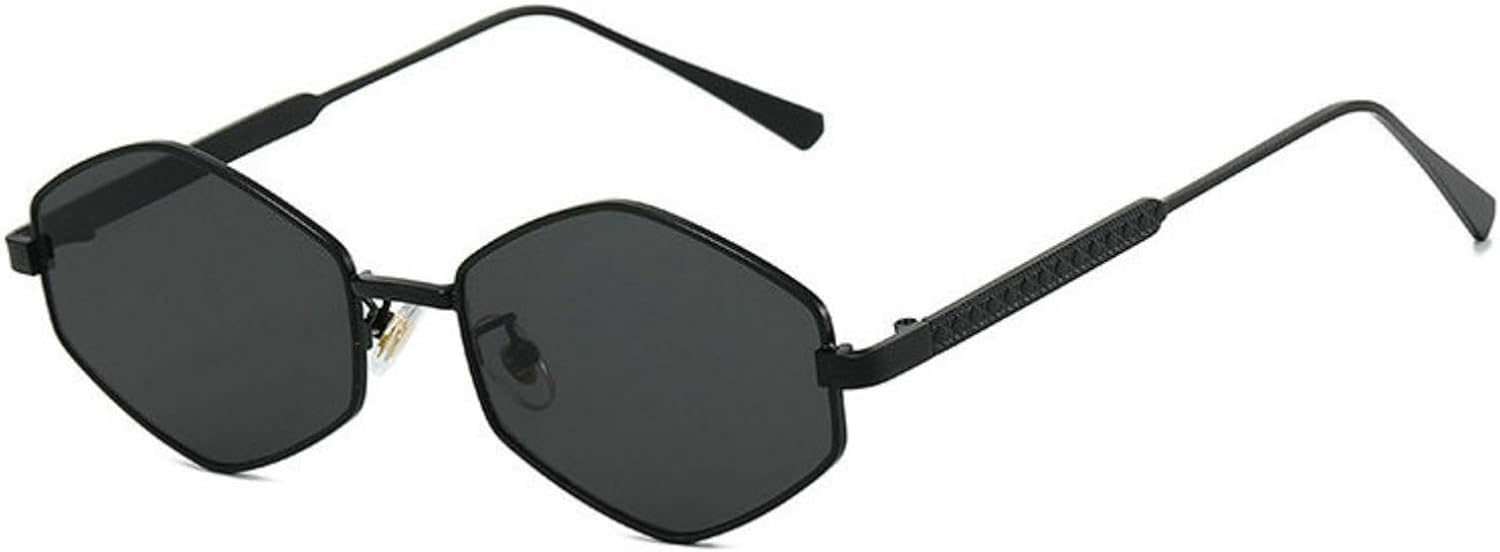 

Солнцезащитные очки Willochra Retro Small для женщин и мужчин, модные в стиле 90-х, с металлической оправой, золотистой оправой, узкие, черные, с защитой от УФ-излучения UV400, C2