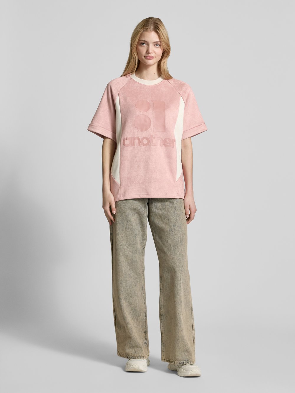

Футболка с этикеткой ANOTHER COTTON LAB, розовый