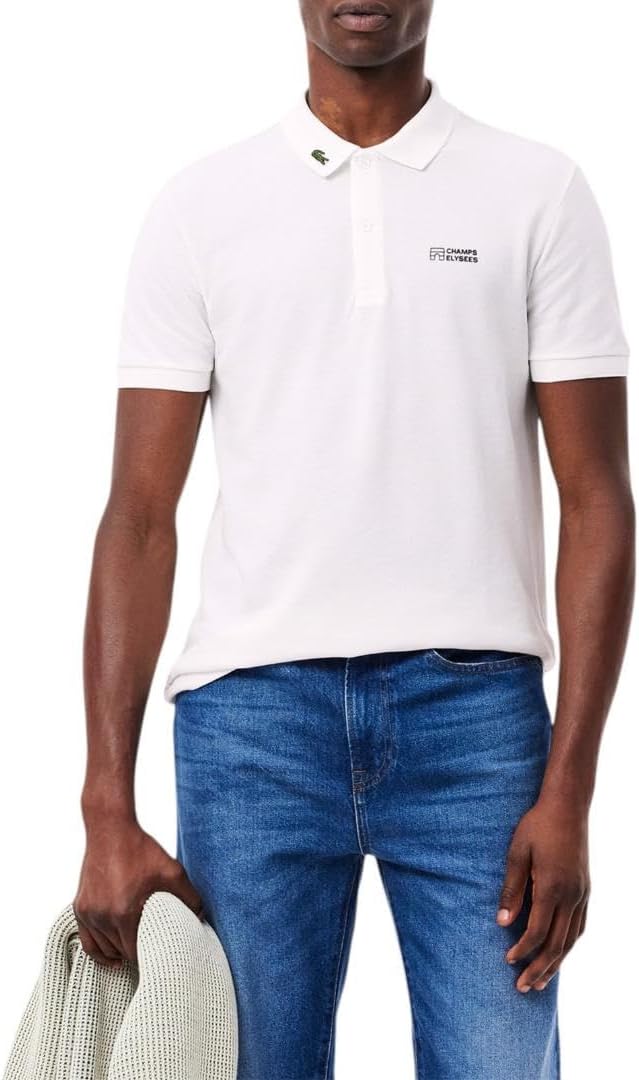

Lacoste мужская оригинальная поло L.12.12 с принтом Champs-élysées, White, Белый, Lacoste мужская оригинальная поло L.12.12 с принтом Champs-élysées, White