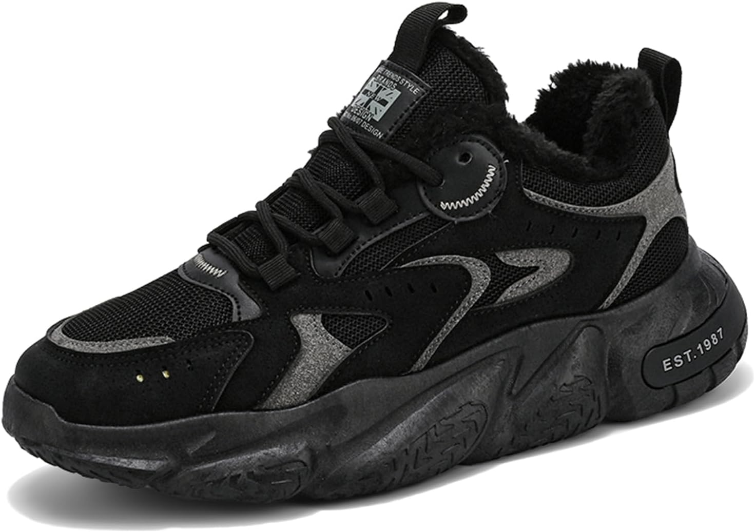 

Кроссовки GSIGUL для мужчин, теннисные и прогулочные, с амортизацией, мужские кроссовки для тренировок и повседневной носки, черный