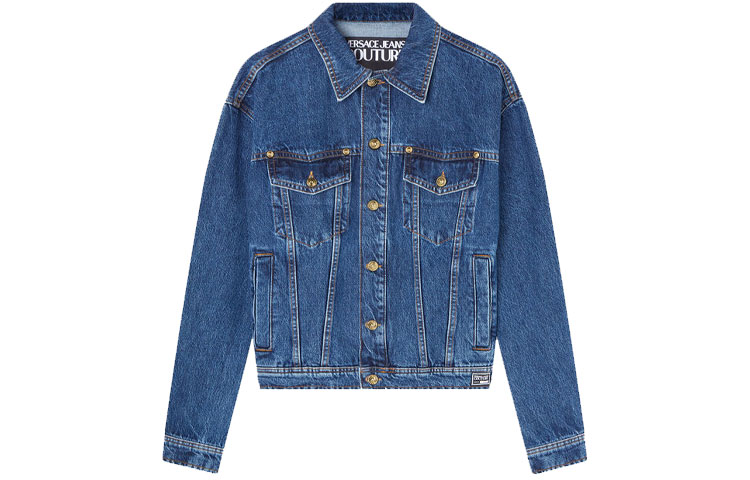 

VERSACE JEANS COUTURE Джинсовая куртка мужская синяя, Blue