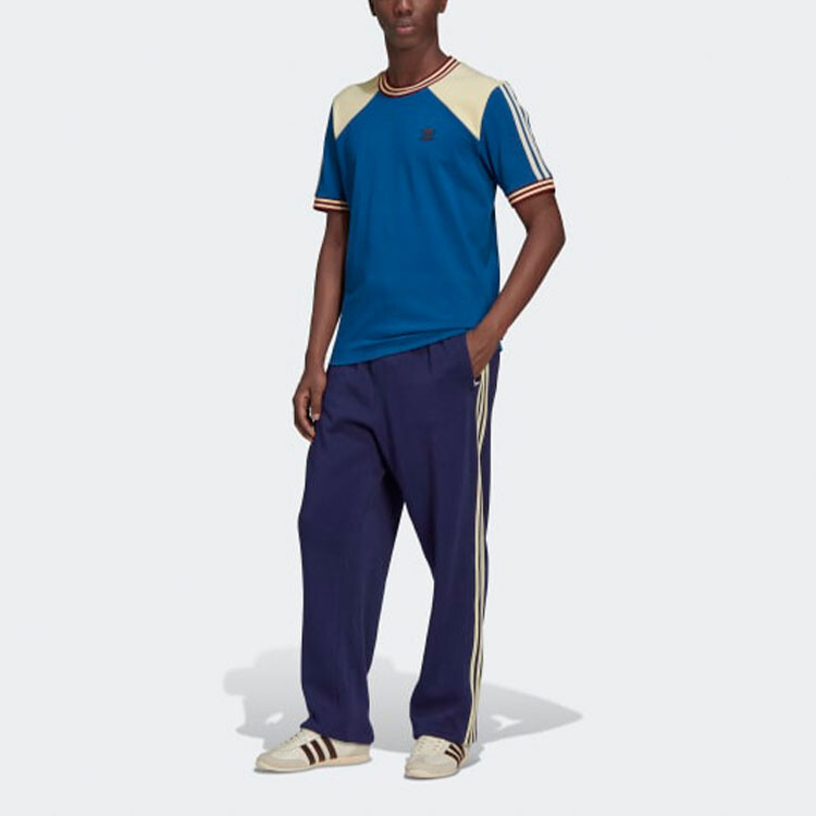 Футболка Wales Bonner Co-brand для мужчин, темно-синяя Adidas Originals, синий — фото 3