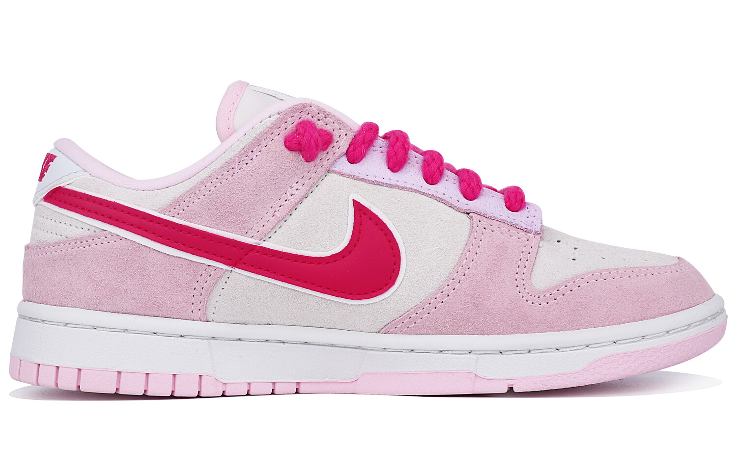

Кроссовки Nike Dunk Skateboard Shoes Women's Low-Top Pink White/Purple