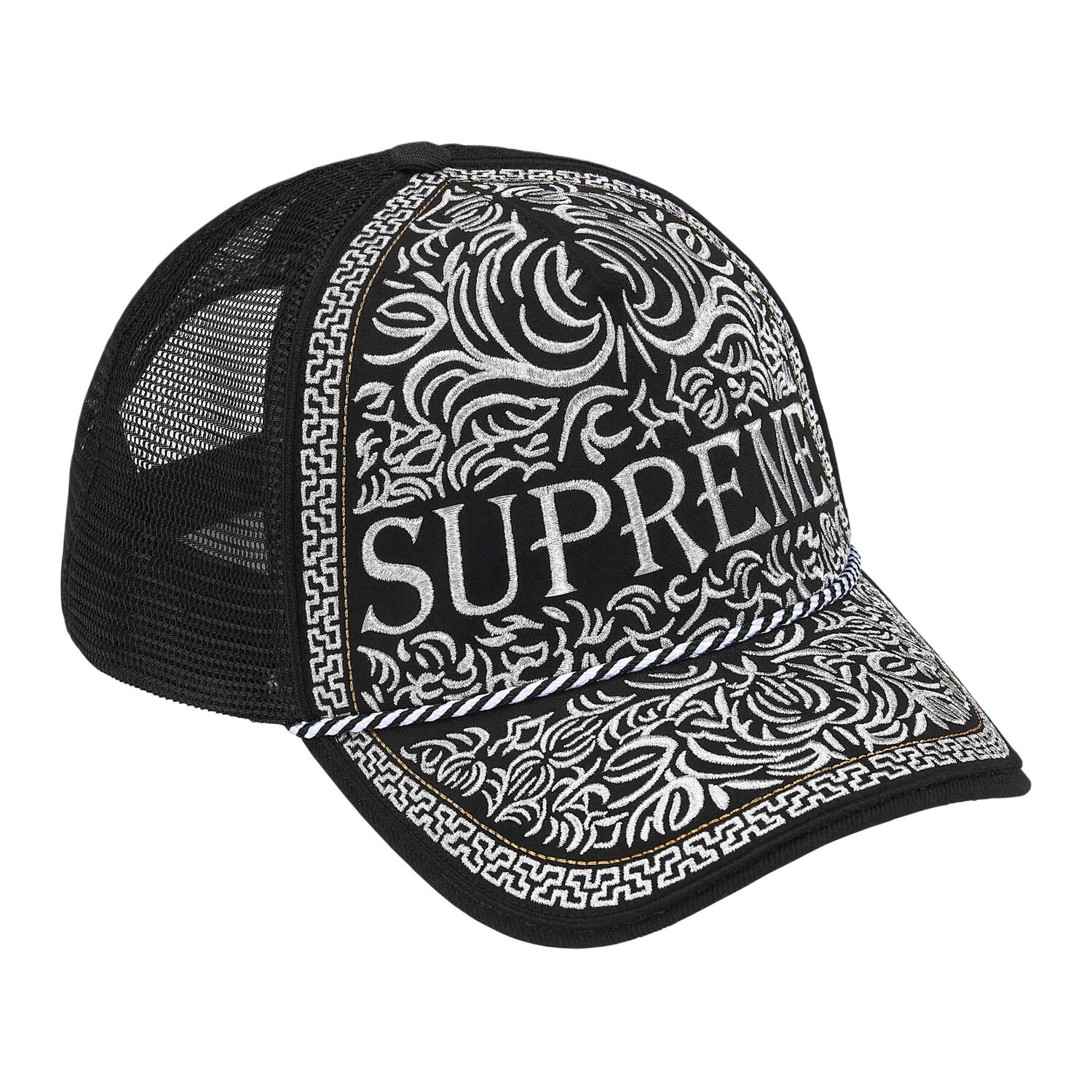 

Supreme Вязаная кепка с сетчатой спинкой, Black