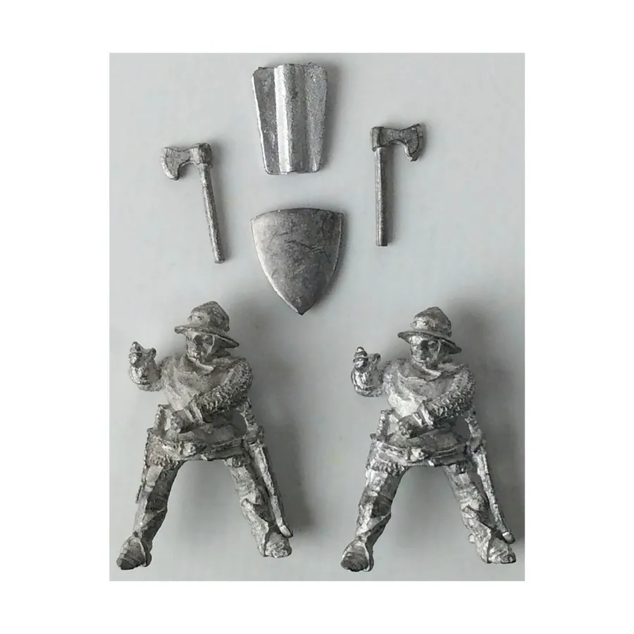 

Немецкие сержанты в котелках в латно-кольчужных доспехах №1, Historical Miniatures - Teutonic Knights - Loose Miniatures (25mm)