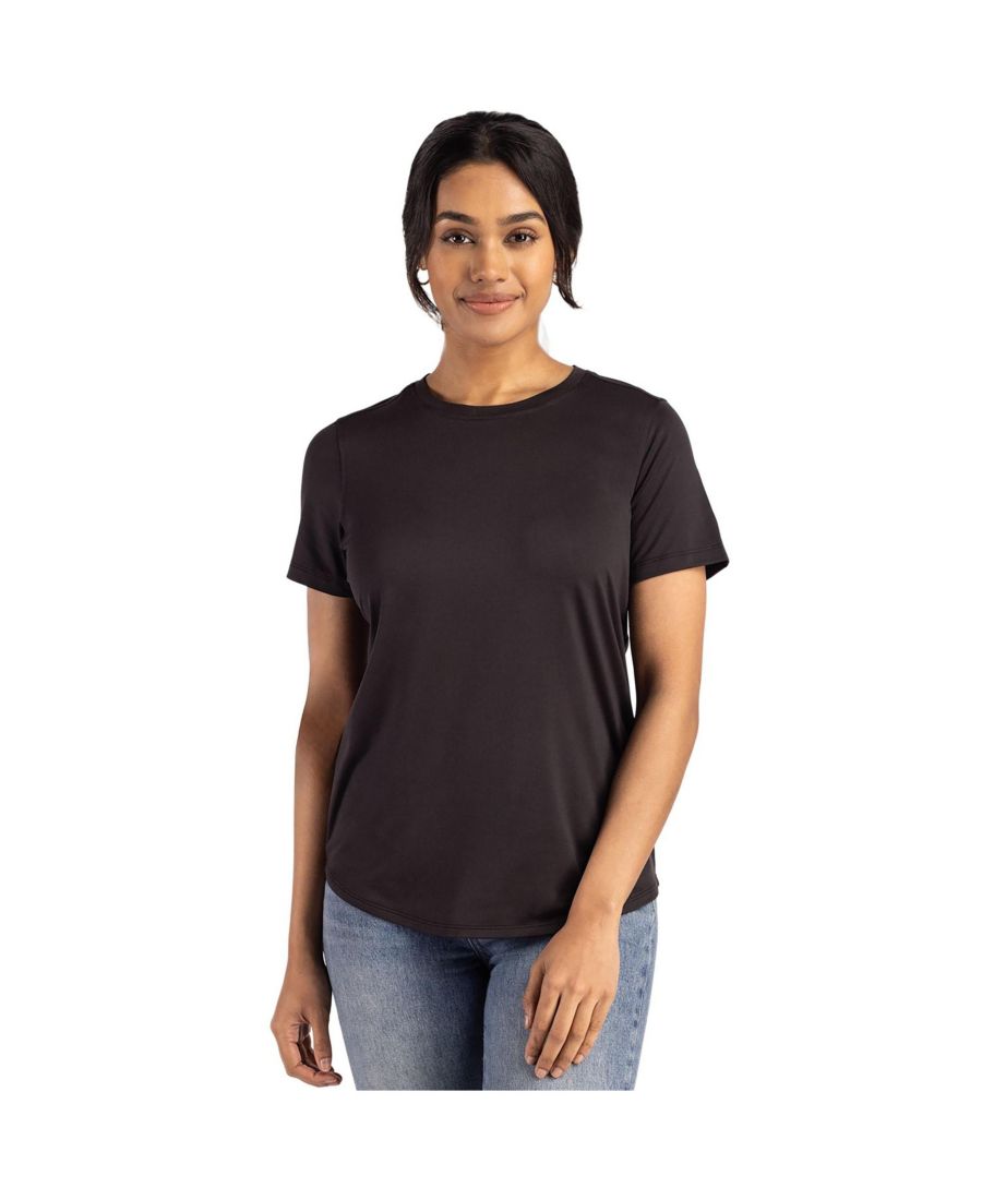 

Женская футболка с коротким рукавом Coastline Epic Comfort из переработанных материалов Cutter & Buck, Black, Черный, Женская футболка с коротким рукавом Coastline Epic Comfort из переработанных материалов Cutter & Buck, Black