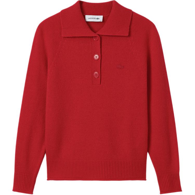 

Женский свитер LACOSTE, красный