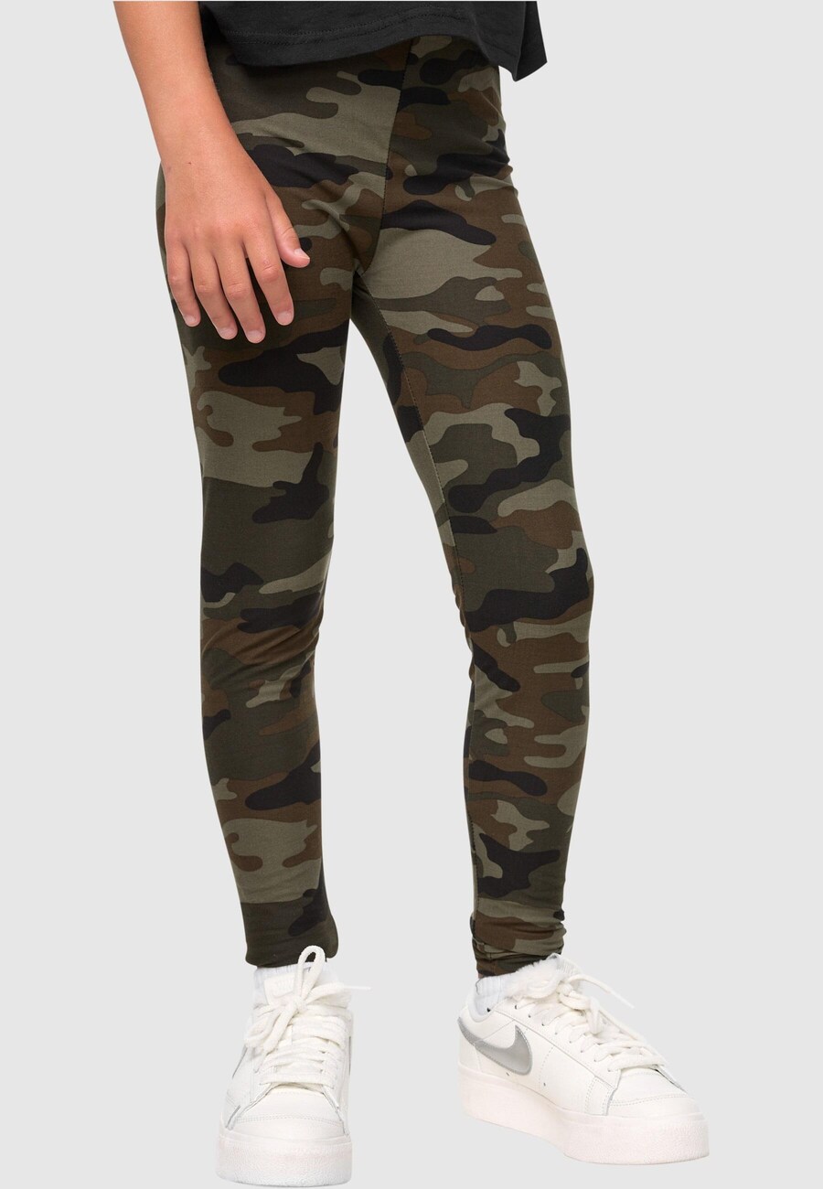 Леггинсы Urban Classics Skinny Leggings, цвет khaki/fir/dark green — фото 4