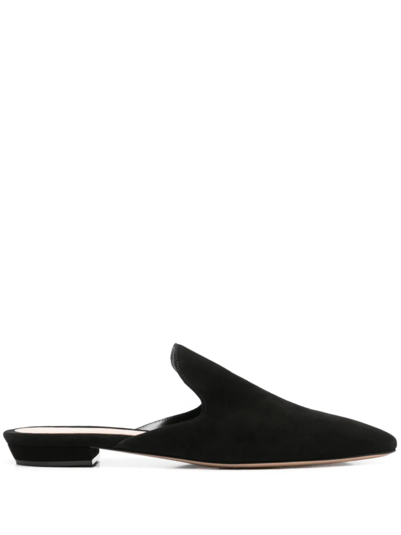 Мюли из нубука Gianvito Rossi, черный