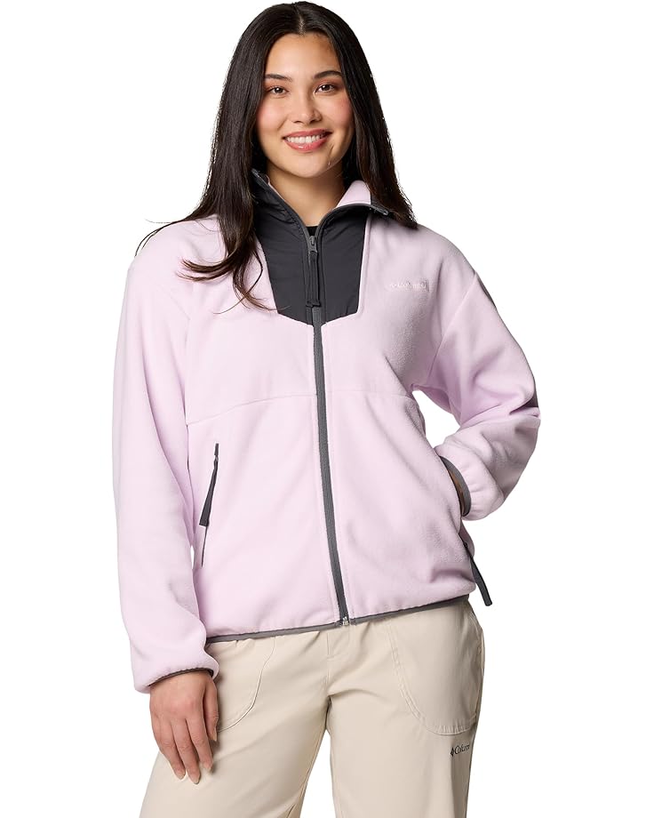 

Флис Columbia Sequoia Grove Full Zip Fleece, цвет Pink Dawn/Shark/City Grey