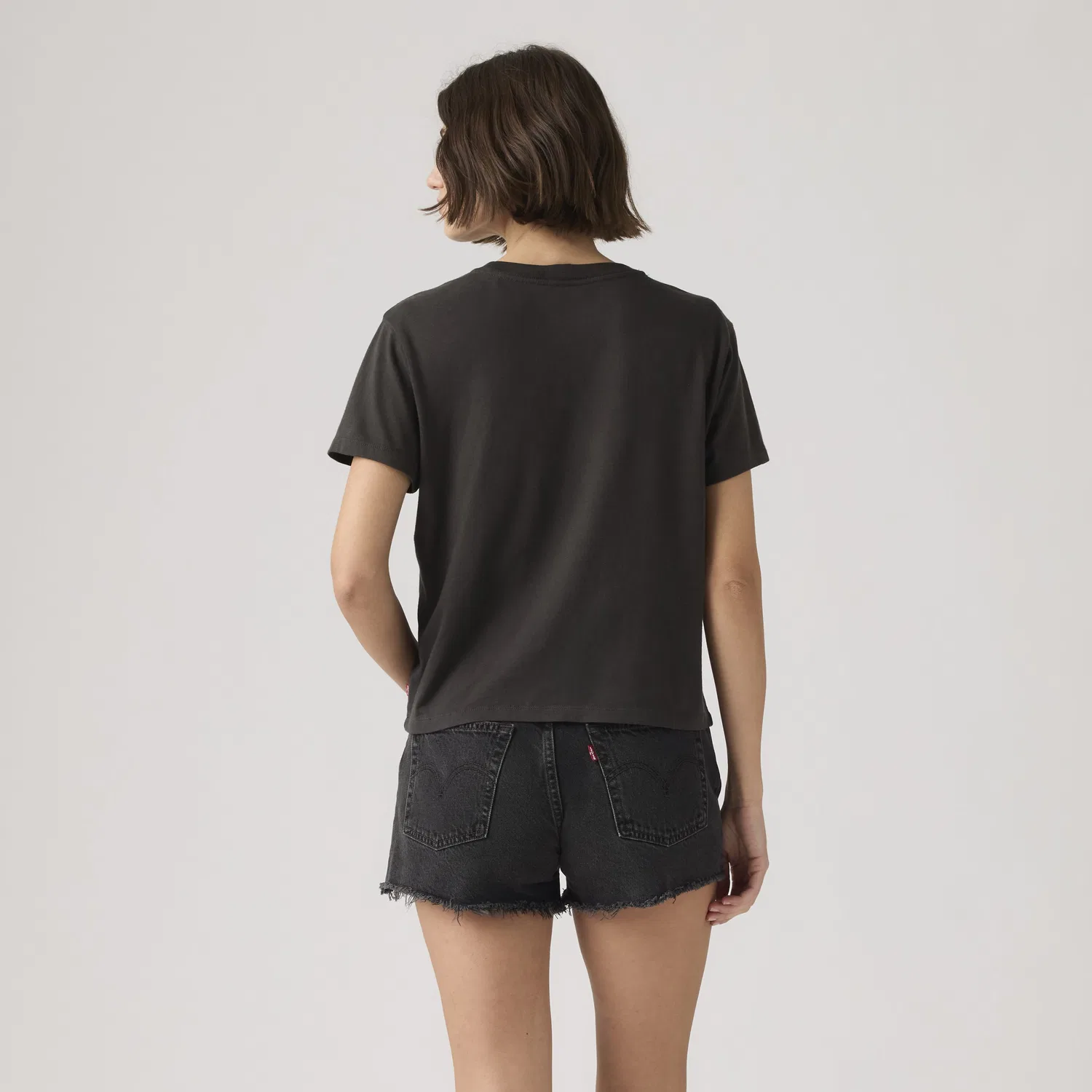 Футболка с коротким рукавом и графическим логотипом Levi's, Black — фото 4