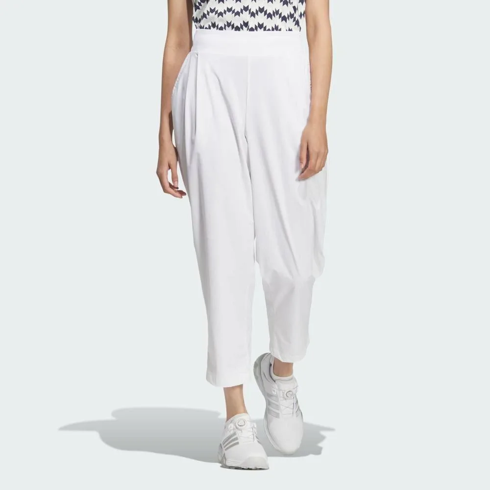Легкие укороченные брюки Adidas, white — фото 2