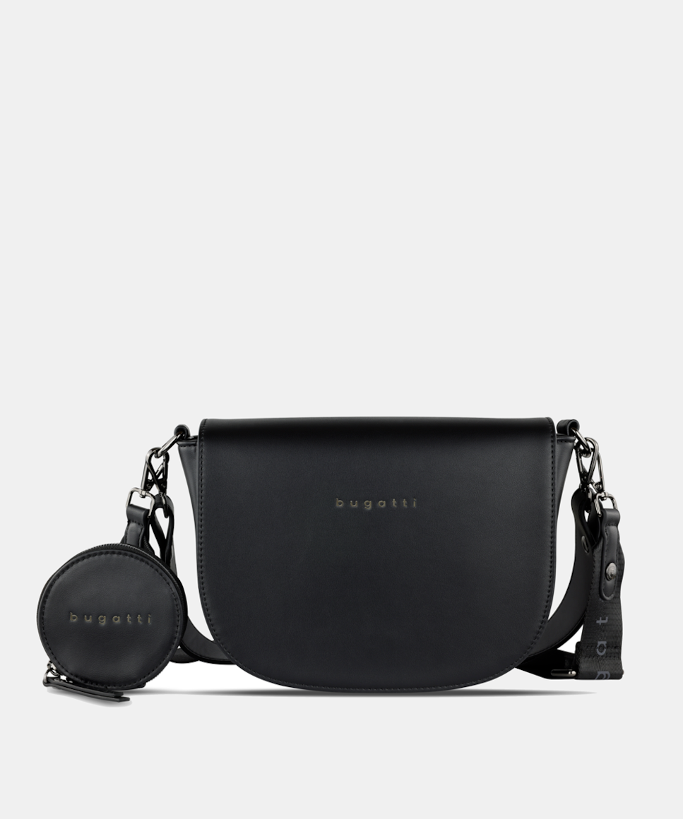 

Женская сумка-бандо с застёжкой-молнией и отдельным кошельком Bugatti, черный