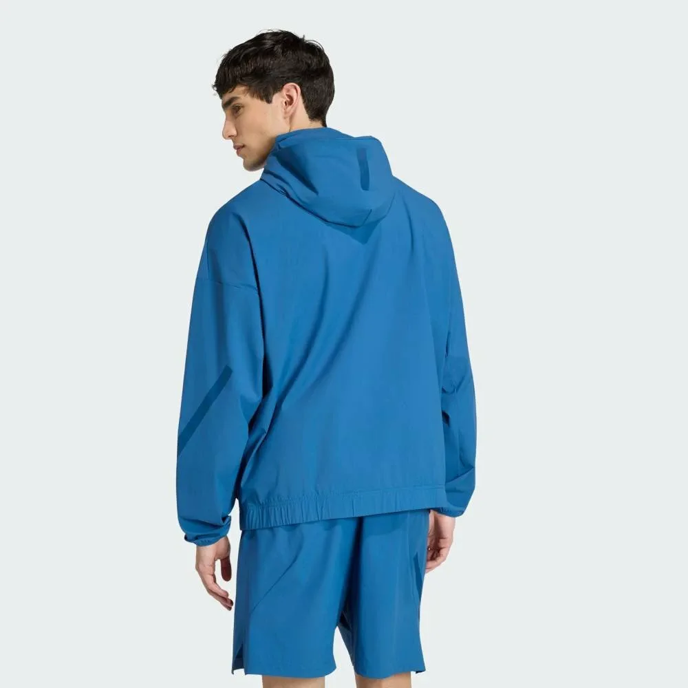 Спортивная футболка ZNE Woven Track Top Adidas, blue — фото 2