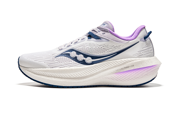 

Женские беговые кроссовки Saucony Triumph 21, белый/фиолетовый