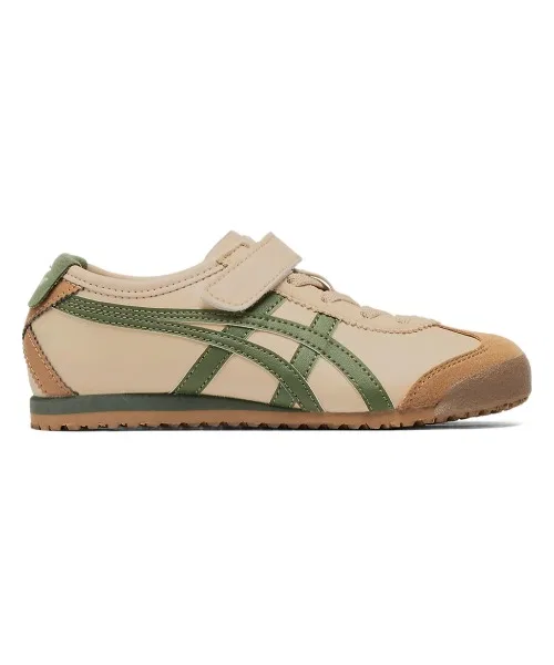 Детские кроссовки Onitsuka Tiger MEXICO 66 KIDS бежевые
