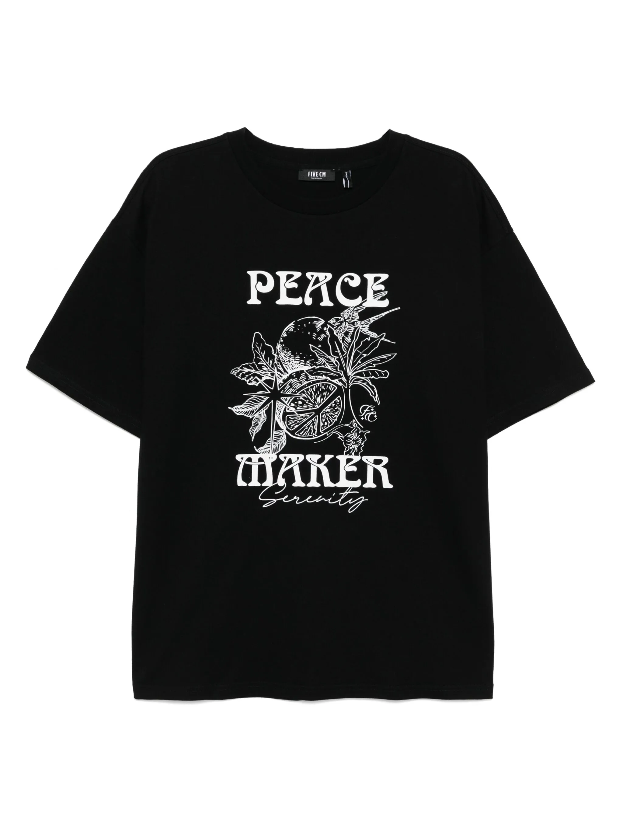 

Футболка с графичным принтом Five Cm, черный
