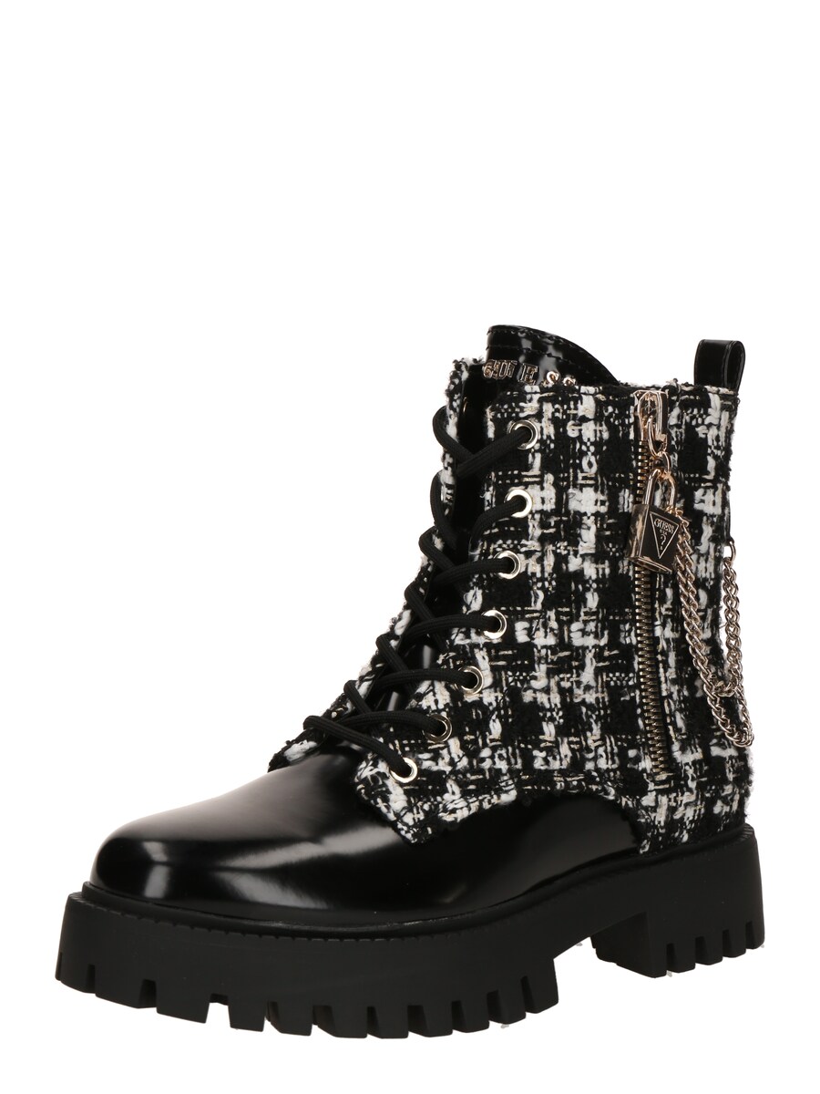 Ботильоны на шнуровке GUESS FIORELO2, Black