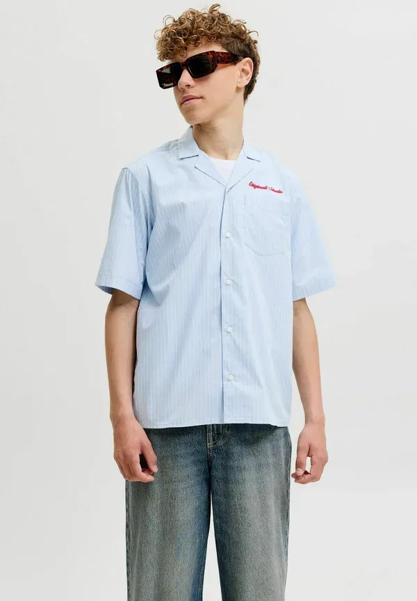 Рубашка гавайская Jack & Jones Junior, кашемирово-синий — фото 2