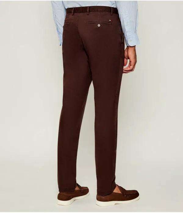 Брюки-Чинос в стиле гарлем Tapered fit Tommy Hilfiger, коричневый — фото 4