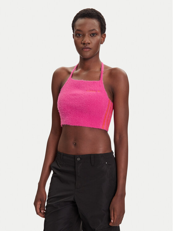 Топ slim fit Fluffy JW6002 Adidas, розовый
