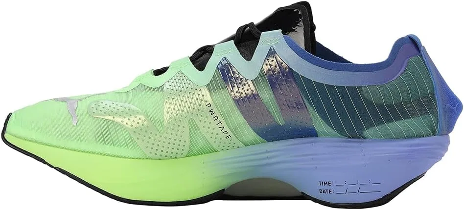 Мужские беговые кроссовки Puma Fast Nitro - сине-красные — фото 2