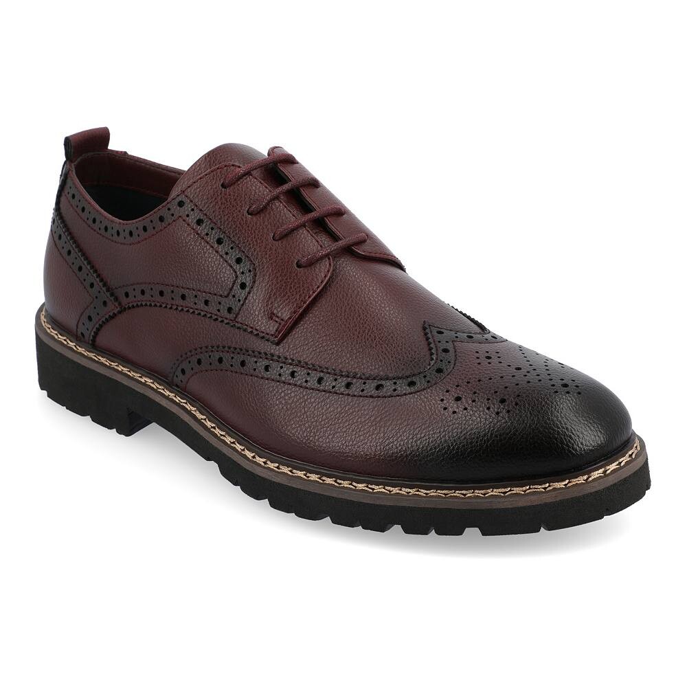 

Мужские модельные туфли из пеноматериала Vance Co. Campbell Tru Comfort с кончиками крыльев, цвет Bordeaux