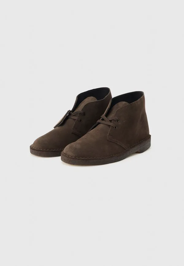 Повседневные ботинки на шнуровке в пустынном стиле Clarks Originals, Brown — фото 2