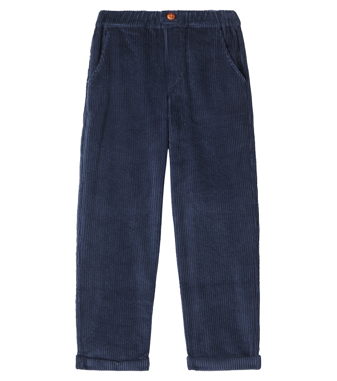 

Прямые брюки из хлопкового вельвета La Coqueta, Dark Blue