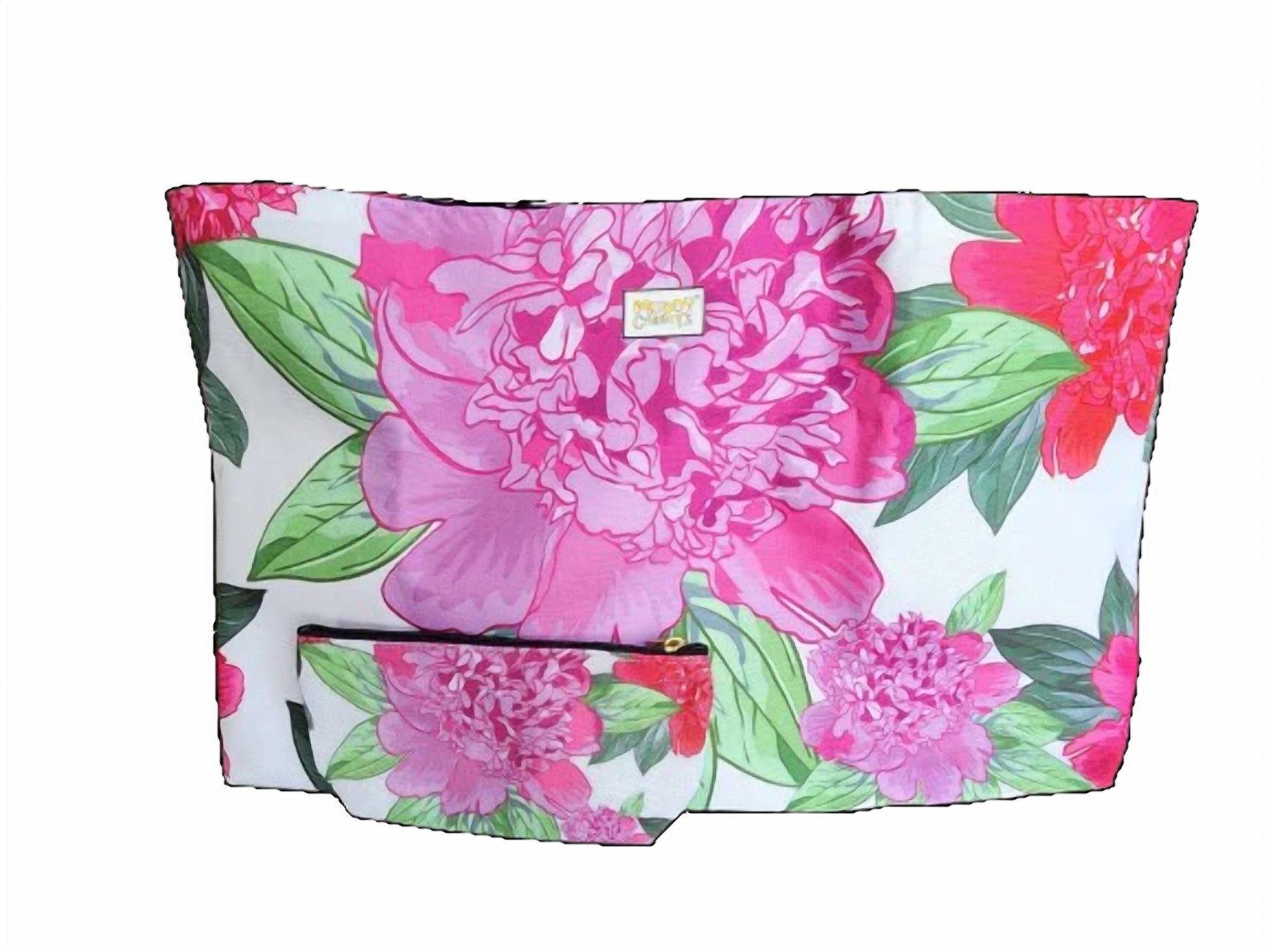 

Женская большая дорожная сумка-тоут в наборе, цвет розовый пион Muddy Carrots