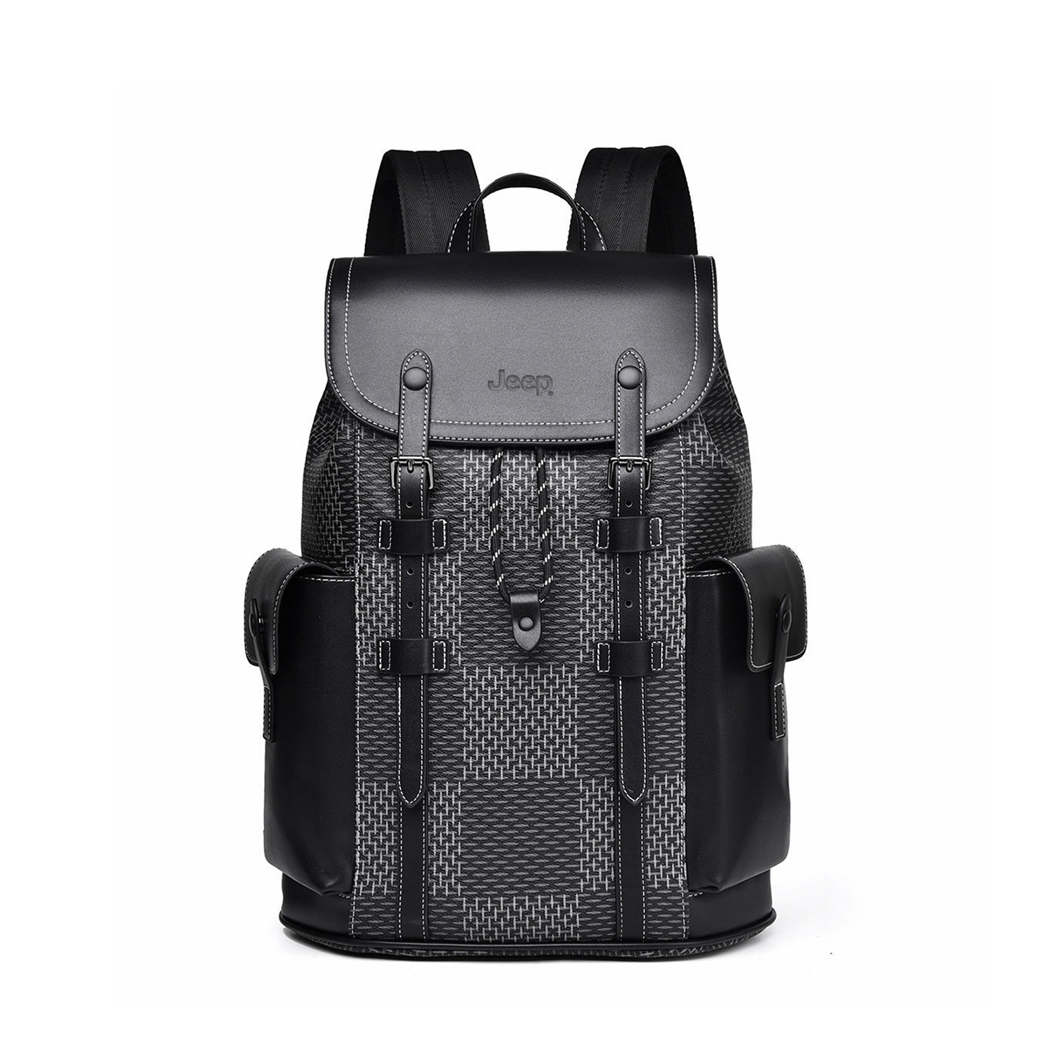 

Jeep Синтетический рюкзак Unisex Black Checkered