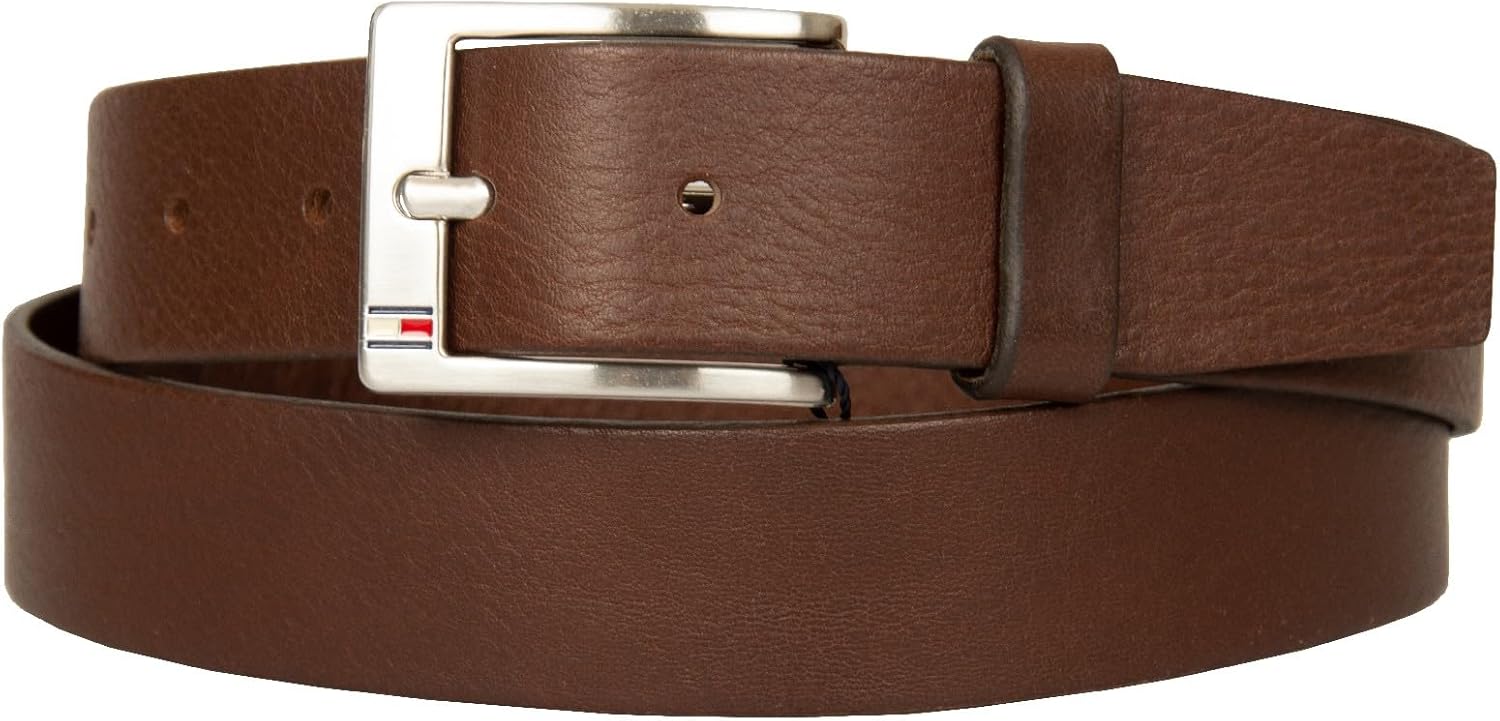 

Мужской кожаный ремень Tommy Hilfiger НОВЫЙ ALY BELT высота 3,5 см. 3,5, 902 Dark Brown, Коричневый, Мужской кожаный ремень Tommy Hilfiger НОВЫЙ ALY BELT высота 3,5 см. 3,5, 902 Dark Brown