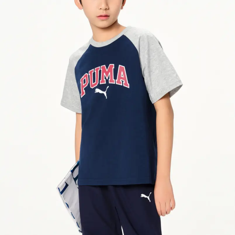 PUMA Футболка Sportstyle Series SS25 Blue Gray Tone — фото 4