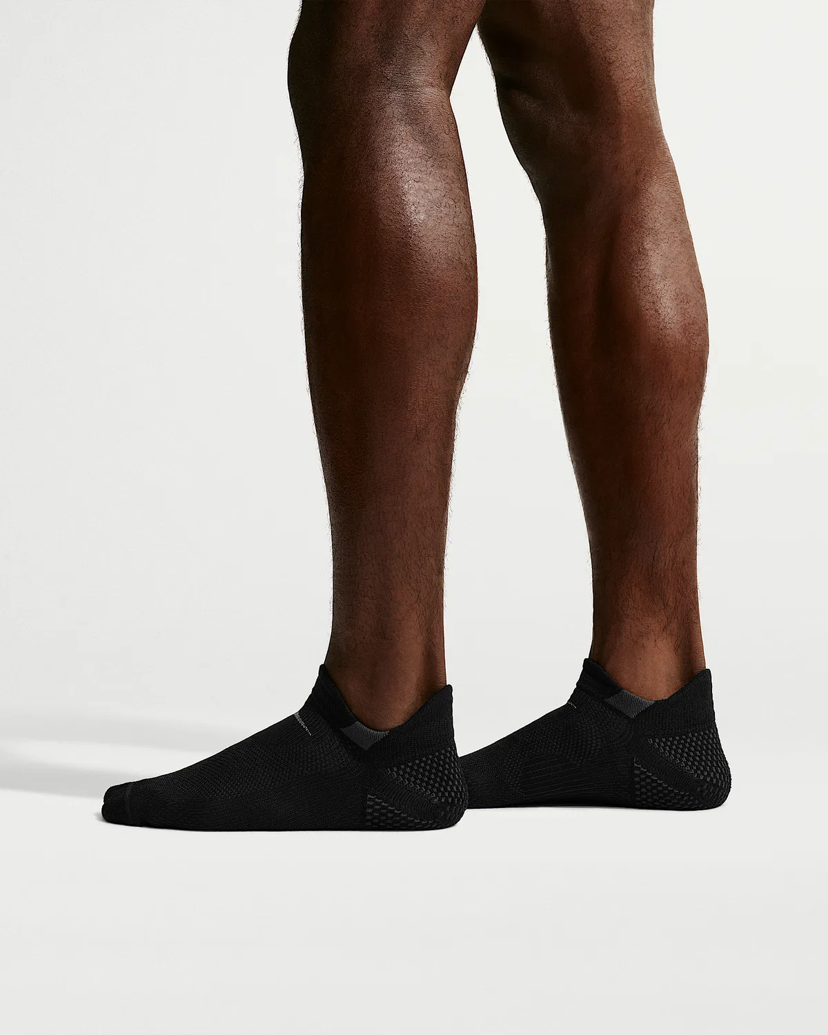 Носки-невидимки (1 пара) Nike Running Lightweight, Black/Dark Smoke Grey/Pure Platinum/Smoke Grey