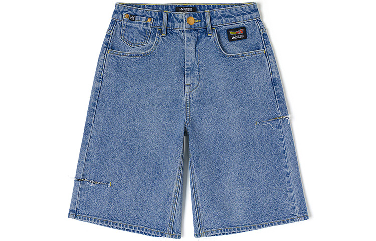 

Lee Женские джинсовые шорты X Dragon Ball совместный бренд, цвет light blue