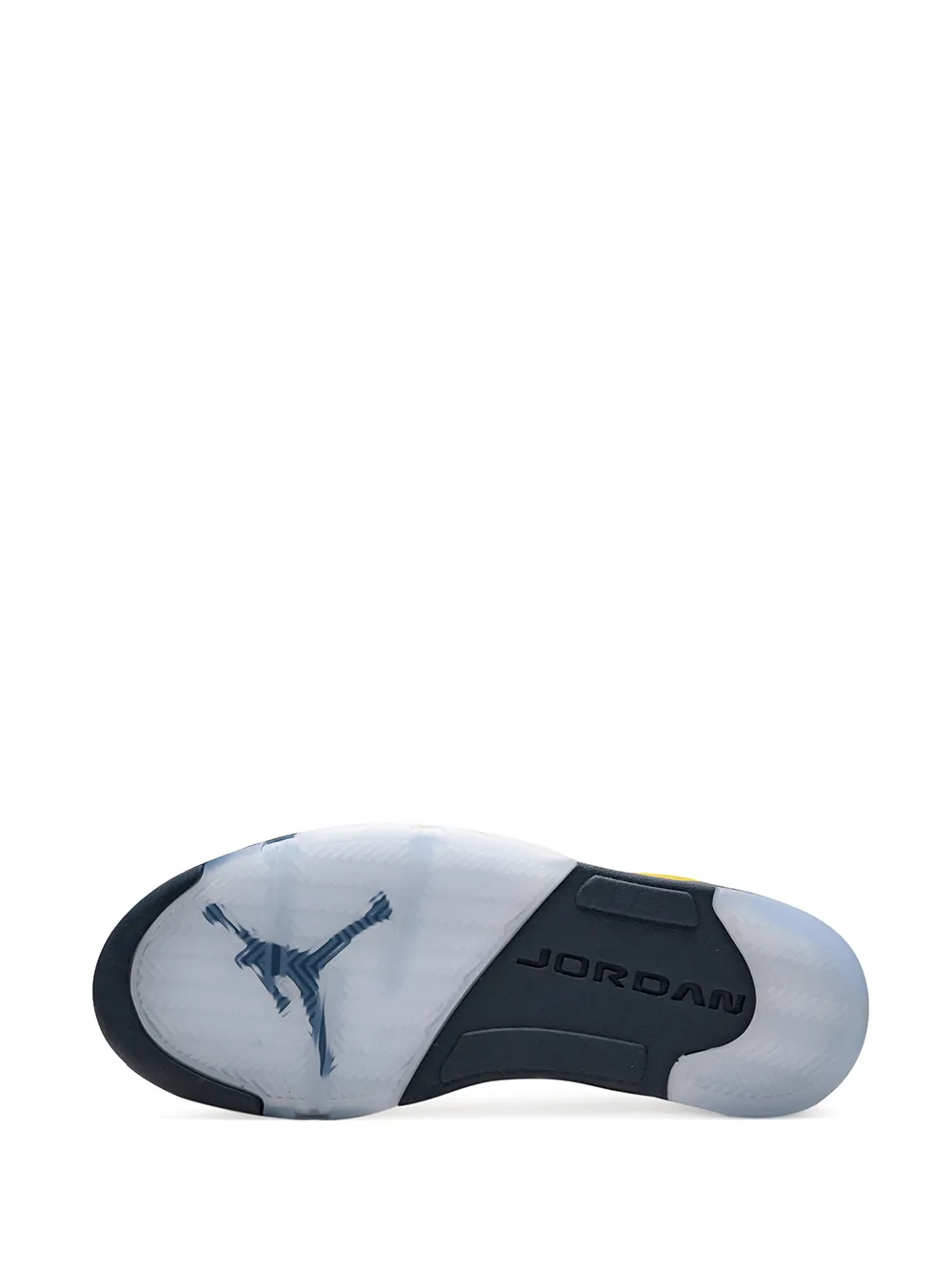 Кроссовки Air  5 Retro SE Michigan Jordan, желтый — фото 4