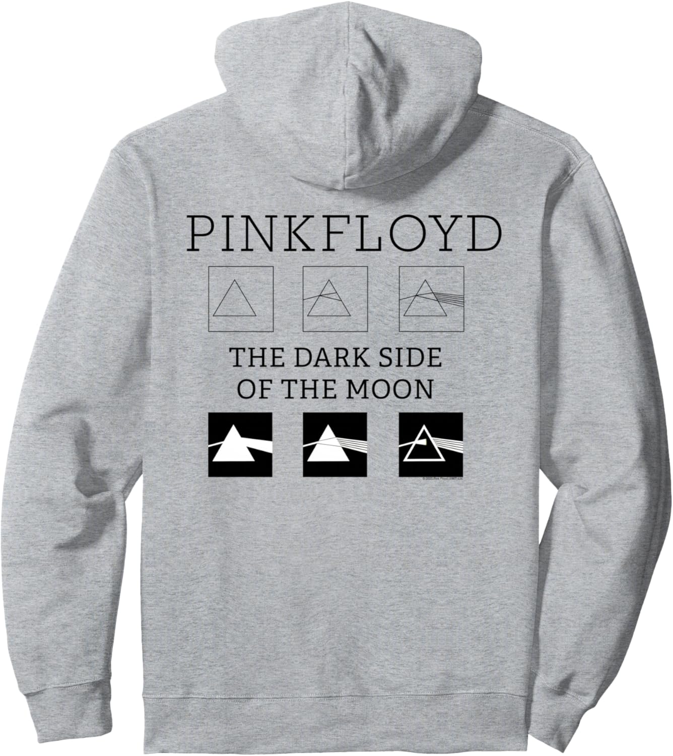 

Худи с символикой рок-группы Pink Floyd Pyramid, серый
