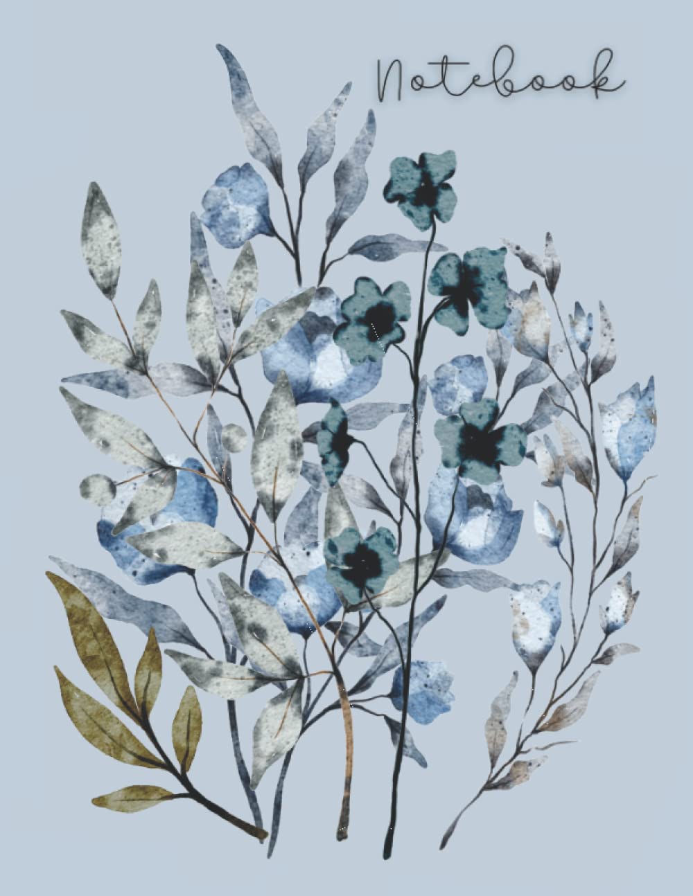 

Notebook: Flowers Composition Notebook 8.5 x 11 Lined Journal Notebook 120 pages