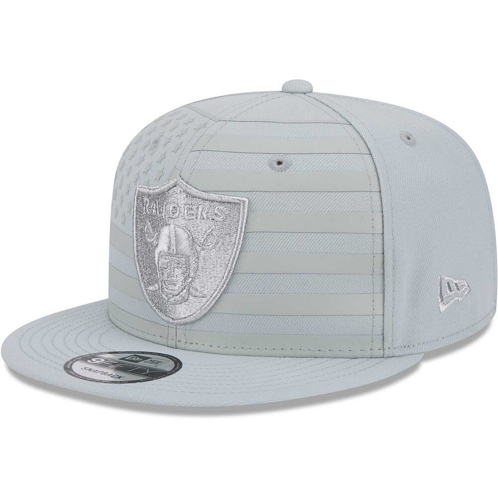 

Мужская бейсболка New Era Silver Las Vegas Raiders Independent 9FIFTY Snapback, цвет Lvr Silver